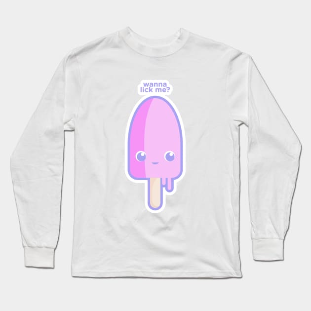 Cute Icecream kawaii Long Sleeve T-Shirt by aye_artdg